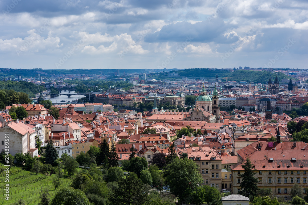Prag – Blick vom Strahov Kloster auf Prag