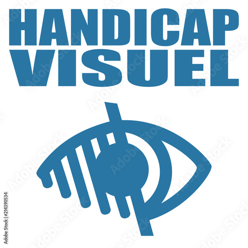 Logo handicap visuel.