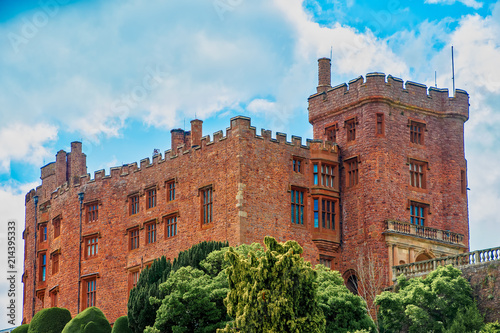 View of Powys castle in Welshpool photo