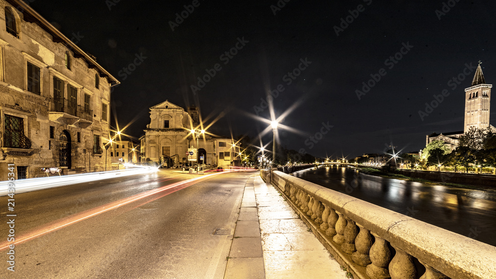 Verona by night