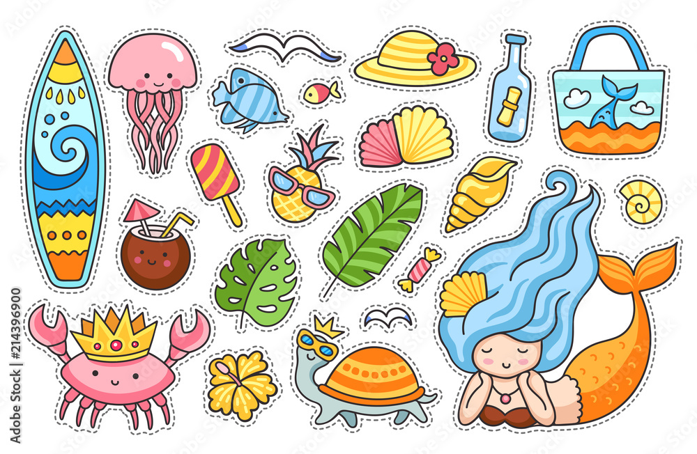 Картинки для срисовки лето маленькие