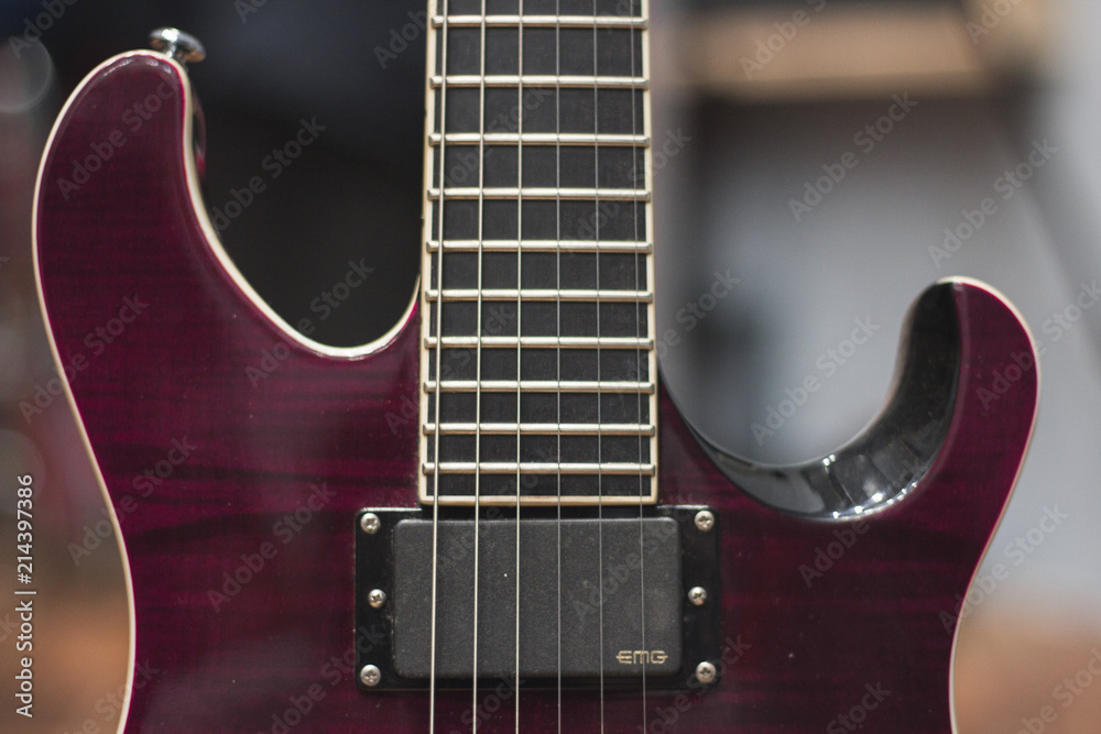 Obraz premium Red Guitar