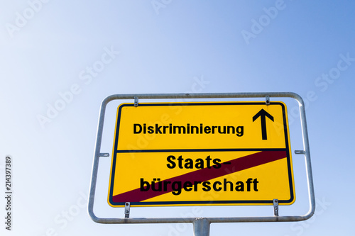 Diskriminierung Staatsbürgerschaft photo