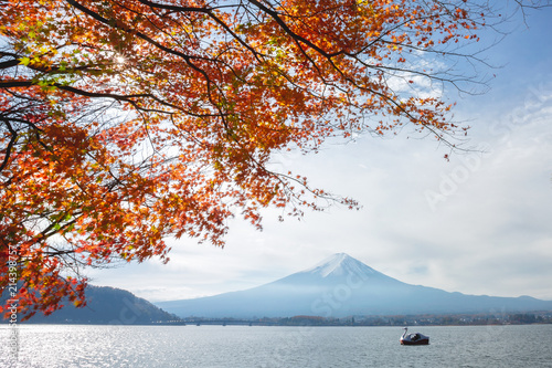 Mt Fuji in autumn season, Japan