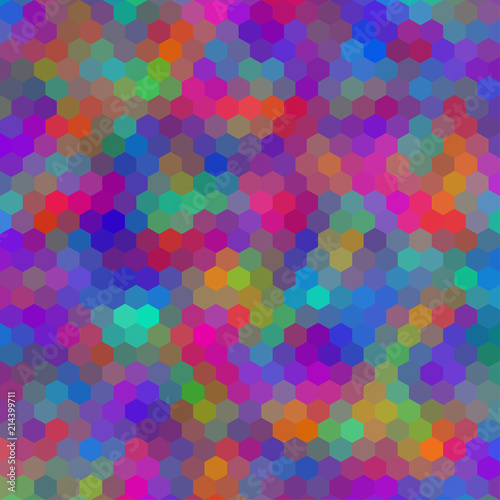 Low poly hexagon abstract geometrical vector background