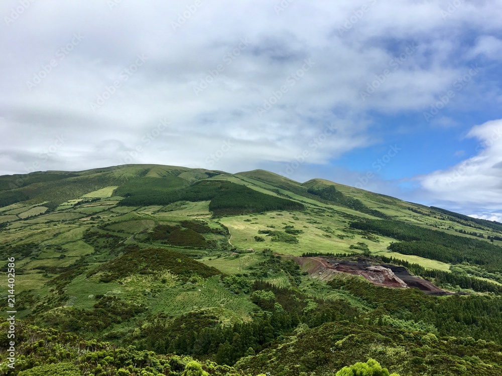Obraz premium View to Caldeira Volcano