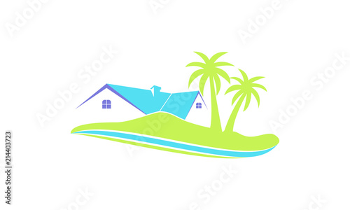 House and tree logo