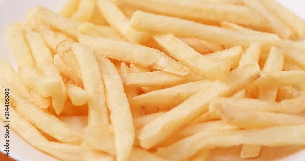French fries in rotation French fries in rotation