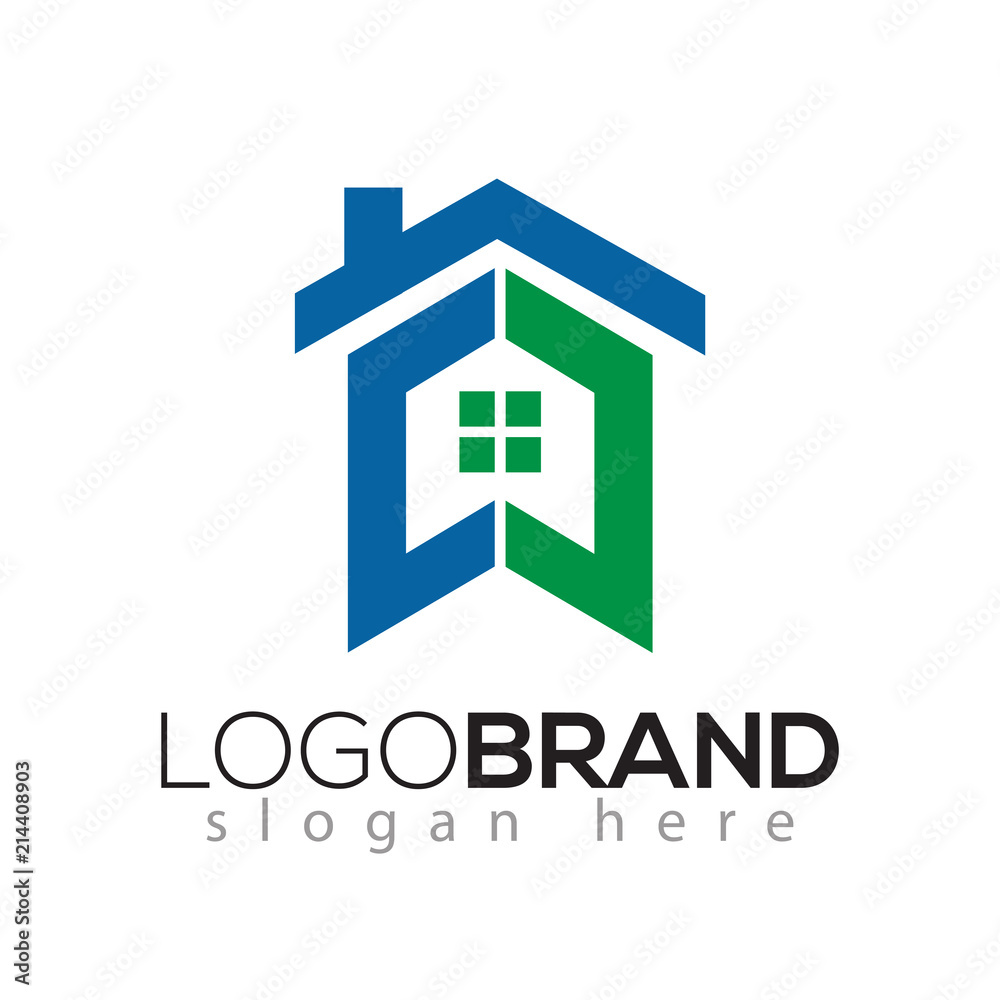 CD Initial letter home logo vector element. home logo template CD Initial letter home logo vector element. home logo template