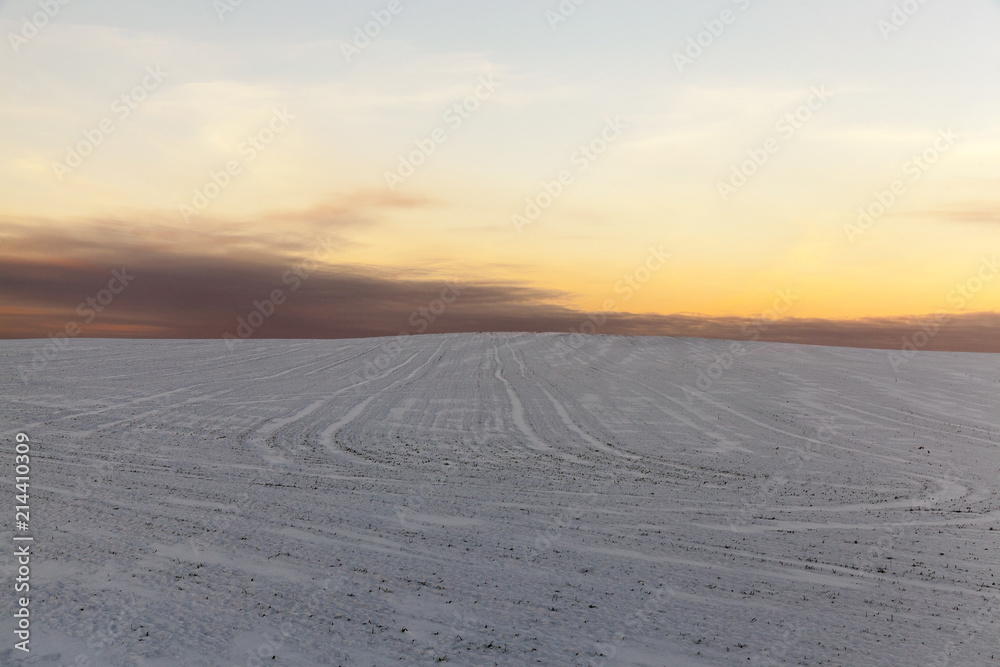 Snowdrifts in winter Snowdrifts in winter