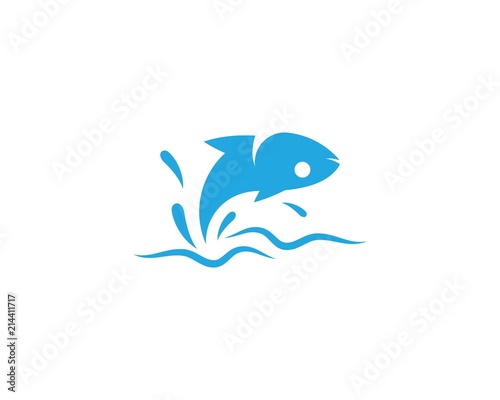 Fish logo template