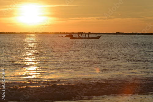  Sonnenuntergang  Ngapali-Beach  Ngapali  Thandwe  Rakhine-Staat  Myanmar  Asien