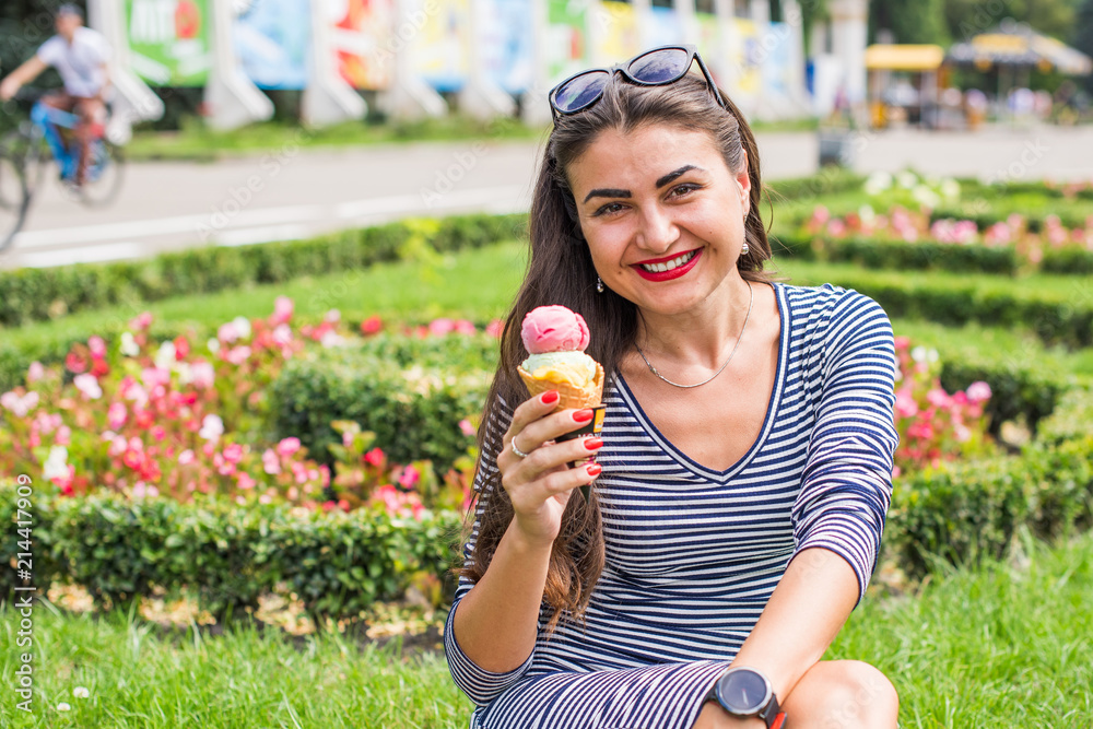 Arab woman smiling celebrating enjoying freedom. Positive emotion face expression life perception success, peace of mind concept. Free happy girl Arab woman smiling celebrating enjoying freedom. Positive emotion face expression life perception success, peace of mind concept. Free happy girl
