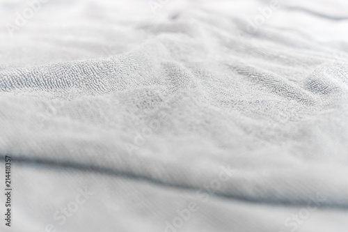 White Blanket Detail Background
