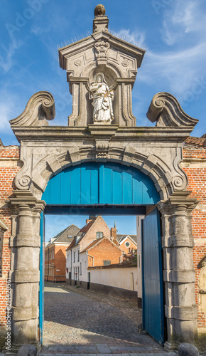 Gate to Closter of Beguinages in Lier - Belgium
