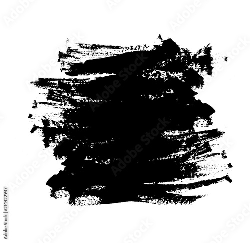 Black brushstroke