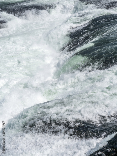 Rhine Falls at Schaffhausen, Canton of Schaffhausen, Switzerland, Europe © pwmotion