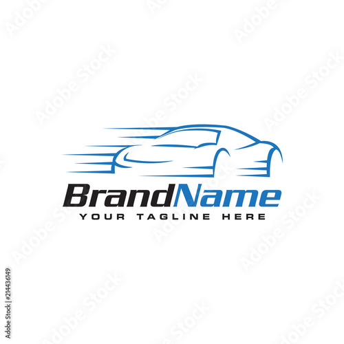 fast car logo automotive logo template