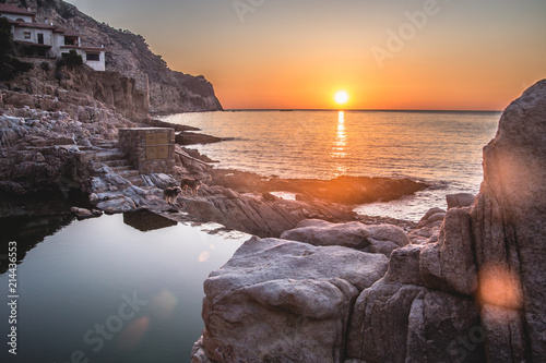 Photography Sunrise in Begur, Costa Brava, Spain