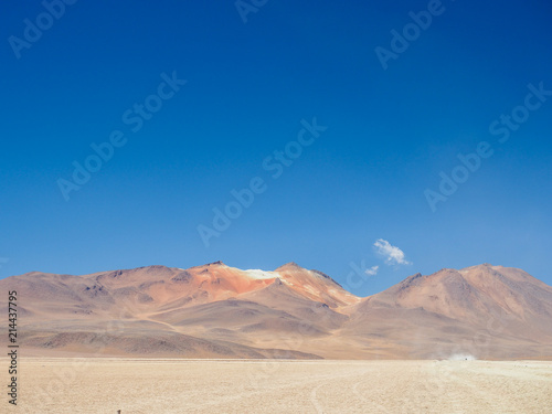 High altitude desert landscape in Bolivia
