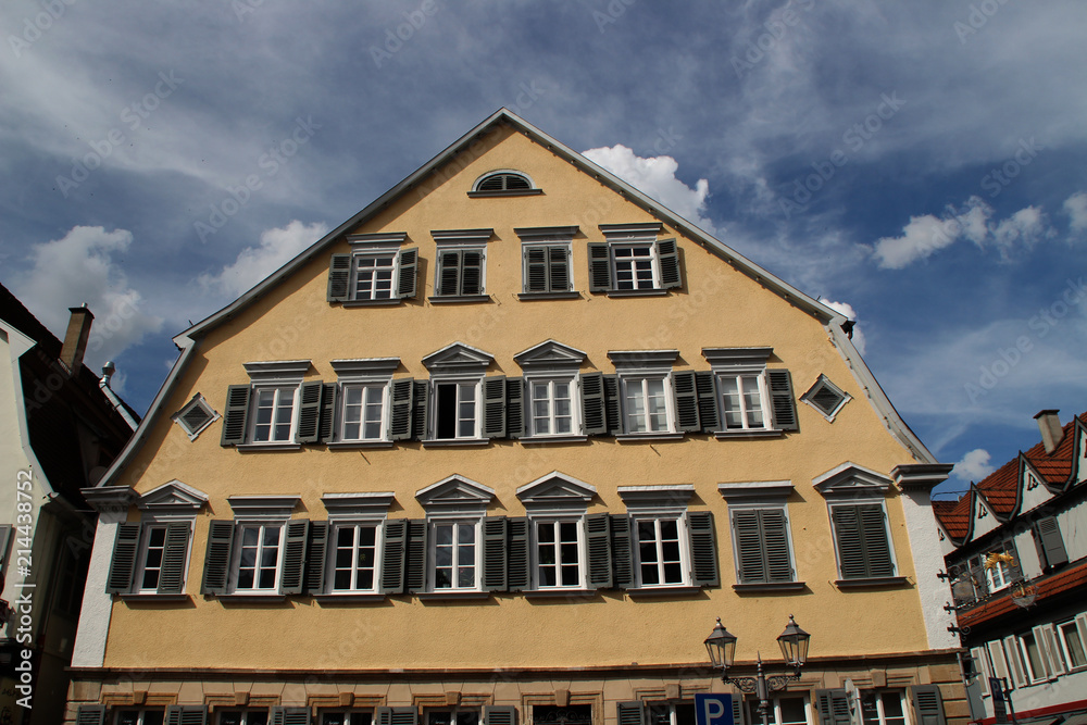 Ein Giebelhaus in Nürtingen