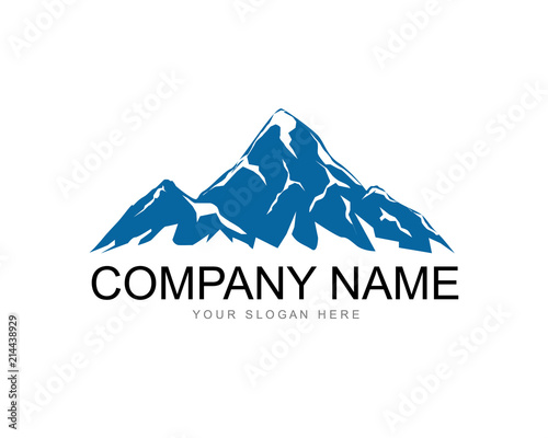 creative mountain logo
