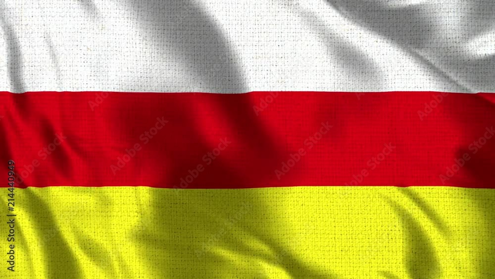 South Ossetia Flag - Realistic 4K - 60 fps flag of the South Ossetia waving in the wind. Seamless loop with highly detailed fabric texture. Loop ready in 4k resoluti South Ossetia Flag - Realistic 4K - 60 fps flag of the South Ossetia waving in the wind. Seamless loop with highly detailed fabric texture. Loop ready in 4k resoluti