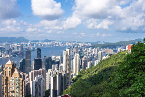 panoramic city skyline 