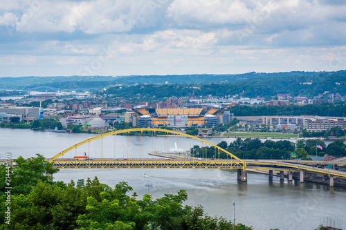Fort Pitt Bridge, in Pittsburgh, Pennsylvania