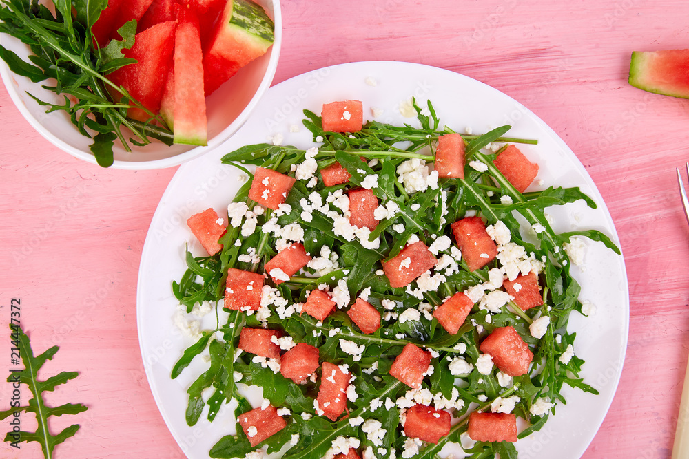 Fresh summer watermelon salad Fresh summer watermelon salad