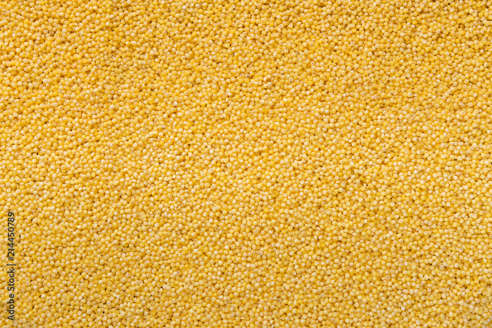 Raw millet groats texture Raw millet groats texture