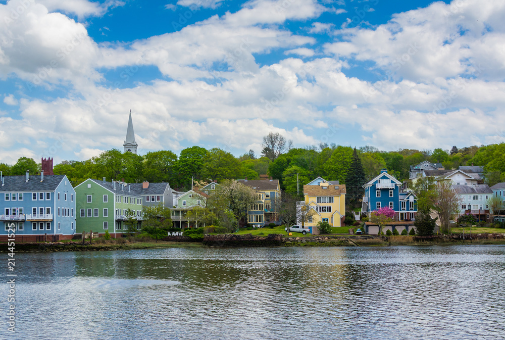 View of Fair Haven Heights, and the Quinnipiac River in New Haven, Connecticut