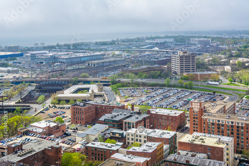 View of downtown New Haven, Connecticut © jonbilous