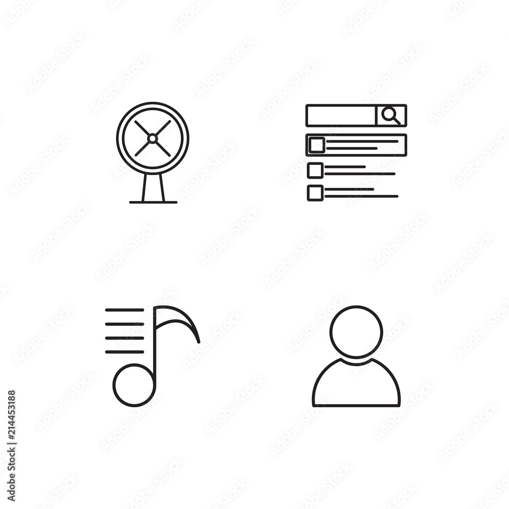 Electrical Devices linear icons set. Simple outline vector icons Electrical Devices linear icons set. Simple outline vector icons
