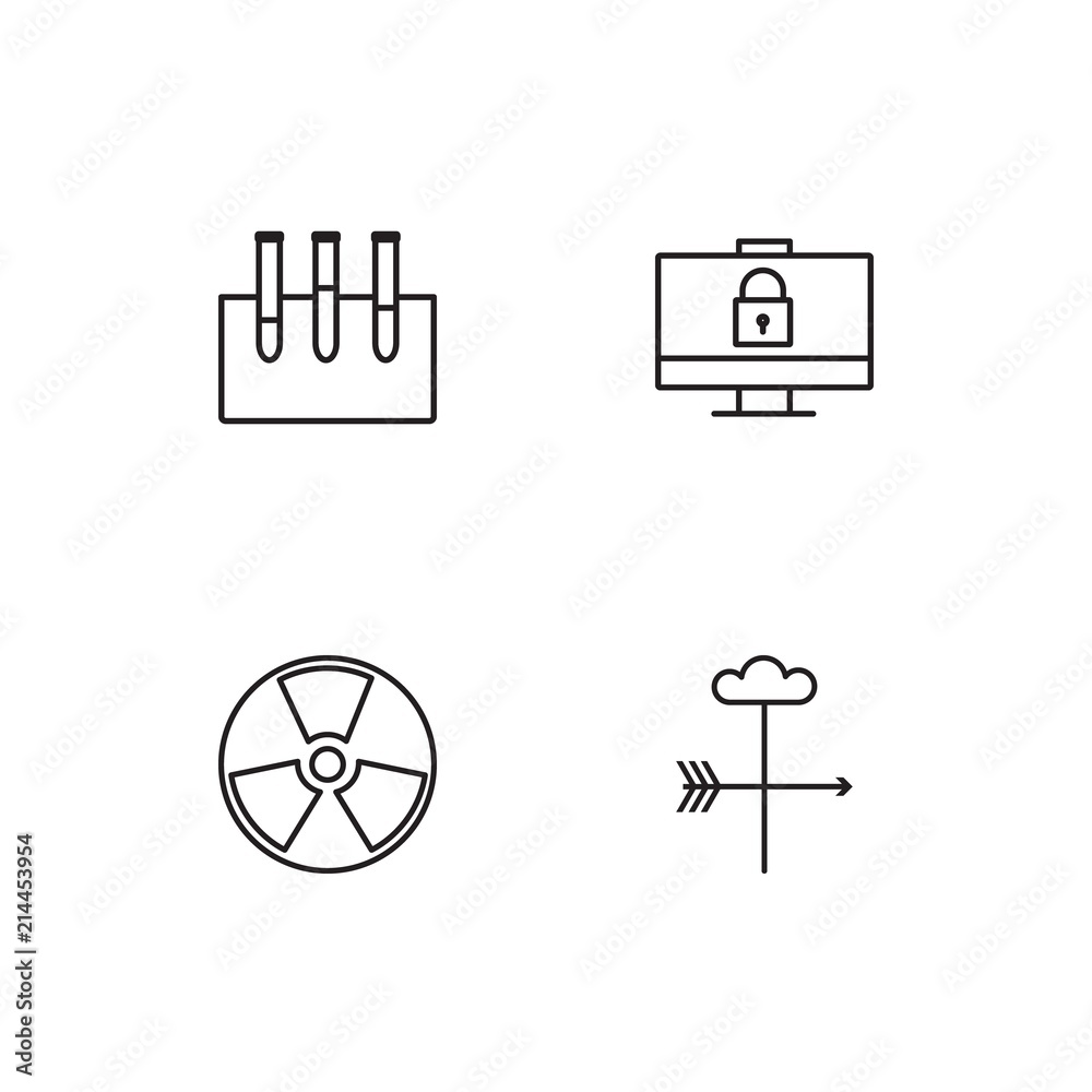 Science linear icons set. Simple outline vector icons Science linear icons set. Simple outline vector icons