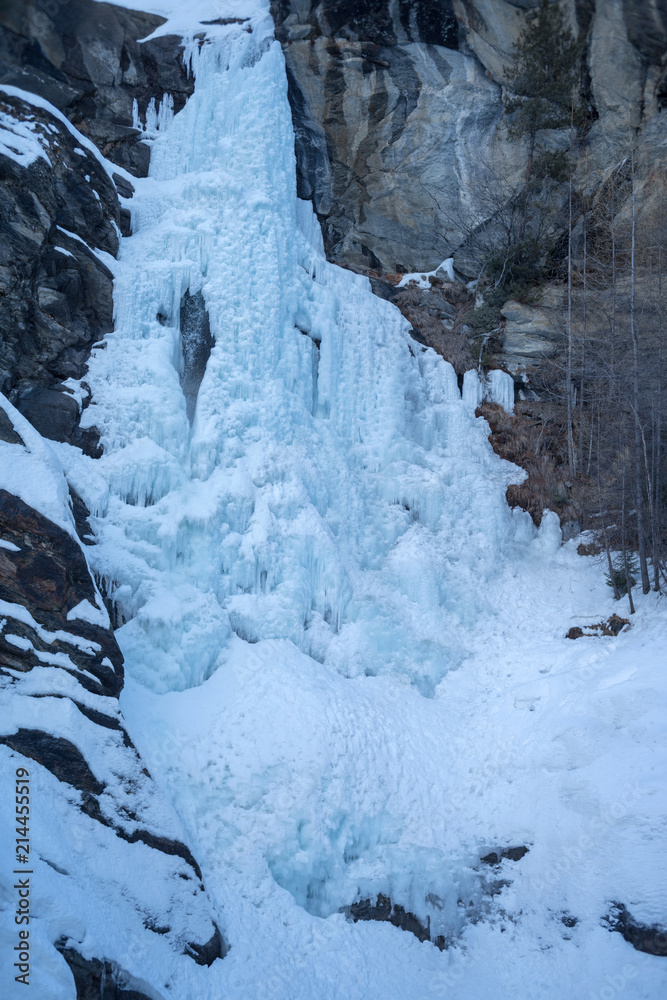 The Lillaz waterfalls, Gran Paradiso National Park, Valle d'Aosta, Italy The Lillaz waterfalls, Gran Paradiso National Park, Valle d'Aosta, Italy