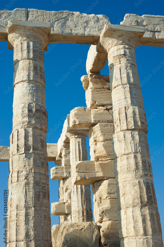 Cape Sounion Temple of Poseidon, Athens Greece