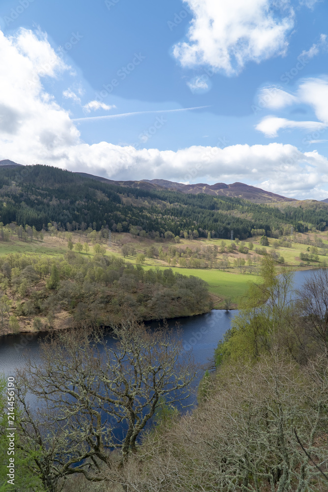 Queen's View Loch Tummel in Scotland