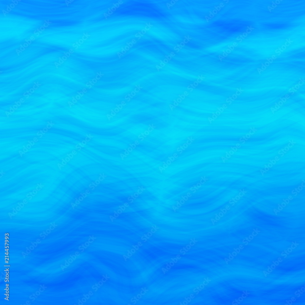 Abstract Blue Water Background Sea Wave Pattern