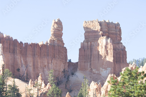 Awe-inspiring rock formations in Bryce Canyon National Park