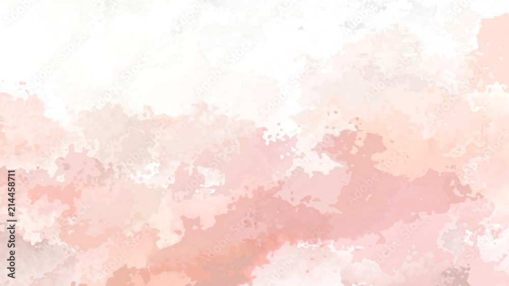 abstract animated stained background seamless loop video - watercolor effect - cute old pink and salmon orange color abstract animated stained background seamless loop video - watercolor effect - cute old pink and salmon orange color