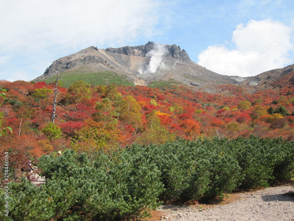 紅葉の那須岳