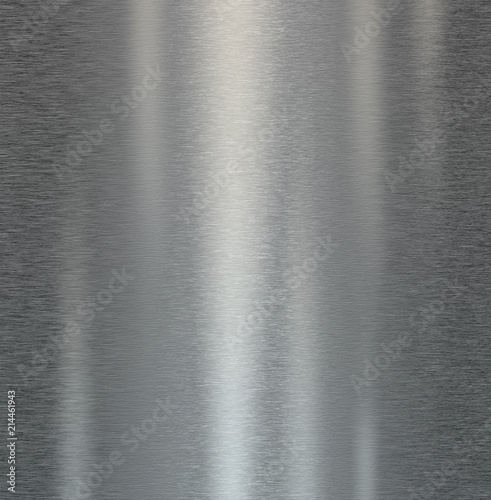 Shiny scrathced metal texture background photo