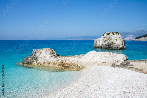 Fototapeta Naklejka Na Ścianę i Meble -  Fteri beach, island Cephalonia (Kefalonia), Greece