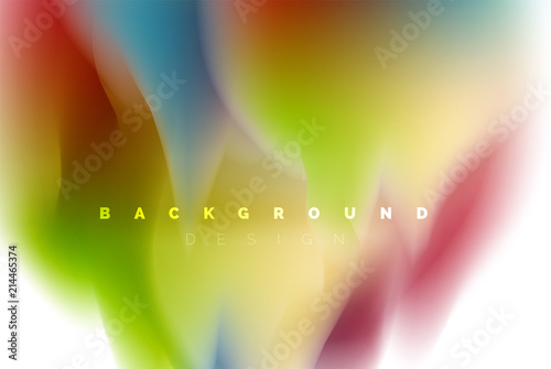 Holographic paint explosion design, fluid colors flow, colorful storm. Liquid mixing colours motion concept, trendy abstract background layout template for business presentation, app wallpaper banner