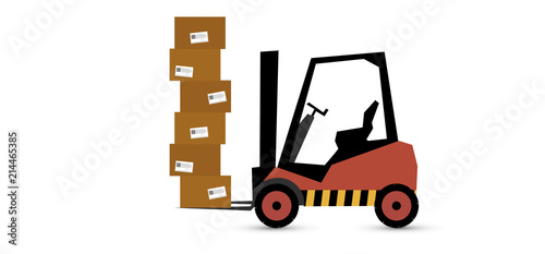 muletto, carrello elevatore, gru, spedizioni, pacchi