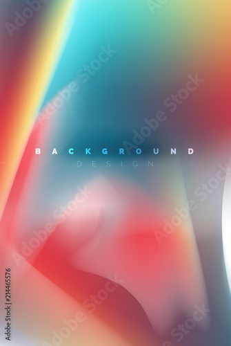 Holographic paint explosion design, fluid colors flow, colorful storm. Liquid mixing colours motion concept, trendy abstract background layout template for business presentation, app wallpaper banner