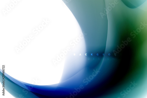 Holographic fluid colors flow, colorful liquid mixing colours motion concept