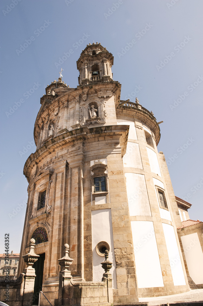 Iglesia de Virgen Peregrina (Capela de Pegerina) am portugiesischen Jakobsweg, Pontevedra, Provinz Pontevedra, Rias Bajas, Galicien, Spanien