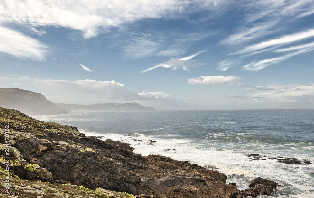Küstenlandschaft bei Lires, Provinz La Coruña, Galicien, Costa da Morte